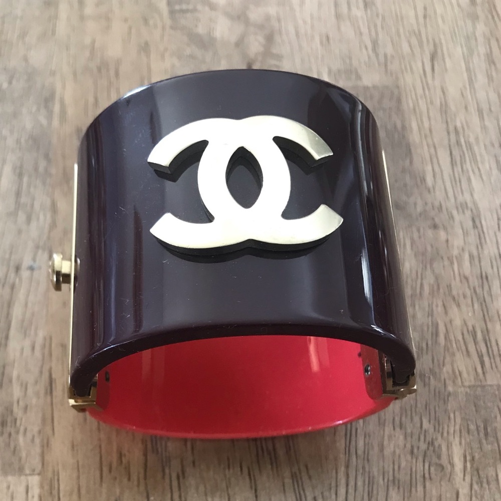 Authentic Chanel Resin Cuff